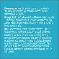 santé intestinale évoluée probiotique pour femmes, soin quotidien, de Genuine Health, 50 milliards d'UFC, 15 souches multiples