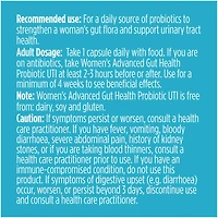 Santé intestinale évoluée probiotique pour femmes IU