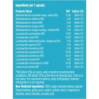 santé intestinale évoluée probiotique haute puissance de Genuine Health, 100 milliards d'UFC, 15 souches multiples, capsules végétaliennes à libération retardée, 20 capsules