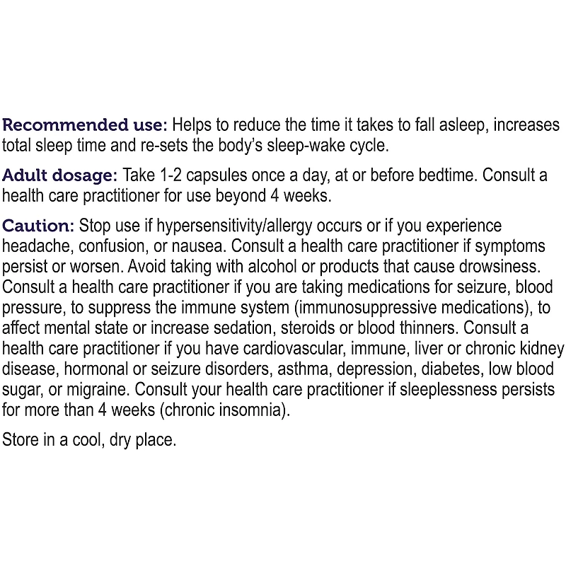 Genuine Health Deep Sleep with Reishi Mushroom, Vegan, Gluten Free, Soy Free, Non GMO, 60 Count Capsules