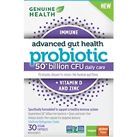santé intestinale évoluée système immunitaire avec vitamine D et zinc, 50 milliards d’UFC, 15 souches diverses, végétalien, capsule à libération retardée