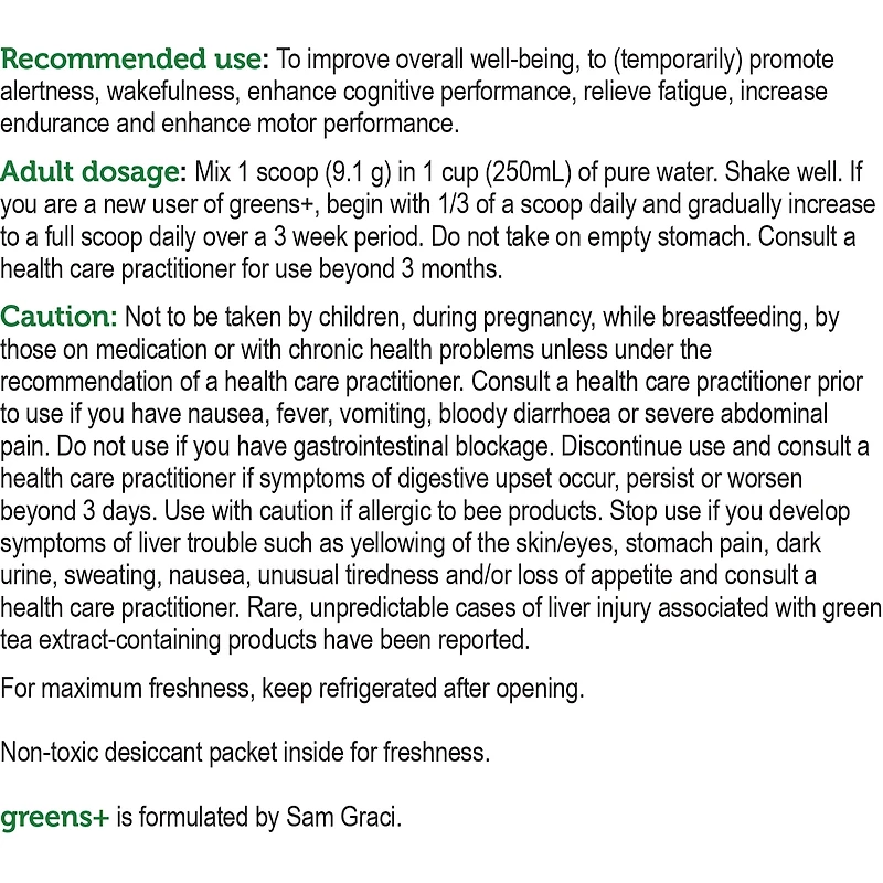 greens+ original fruits tropicaux