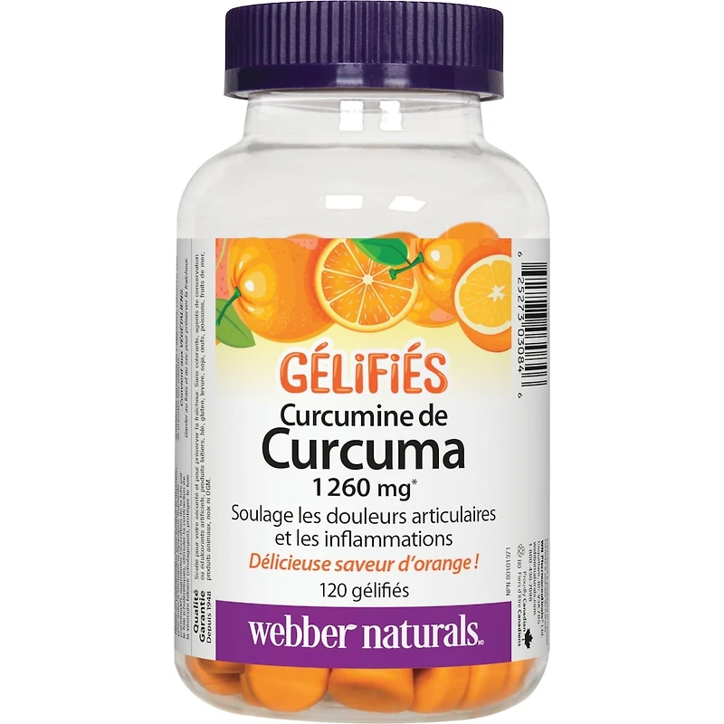 Curcumine de Curcuma 1 260 mg orange