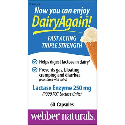 Dairy Again!(MC) Enzyme lactase 250 mg