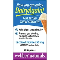 Dairy Again!™ Lactase Enzyme 250 mg