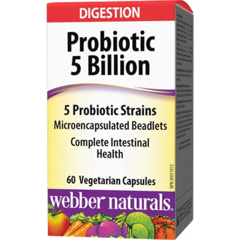 Probiotique 5 milliards 5 souches de probiotiques