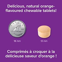 Vitamine C à croquer orange naturelle