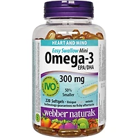 Mini Oméga-3 Facile à avaler 300 mg AEP/ADH