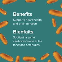 Huile de saumon sauvage d'Alaska 200 mg AEP/ADH