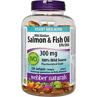 Huile de poissons et de saumon sauvage d’Alaska AEP/ADH 300 mg