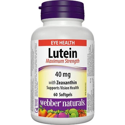 Lutein with Zeaxanthin Maximum Strength 40 mg