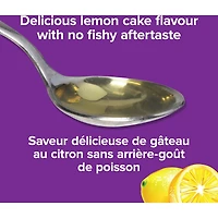 Crystal Clean from the sea® Omega-3 with 1000 IU Vitamin D3 1250 mg EPA/DHA Lemon Cake