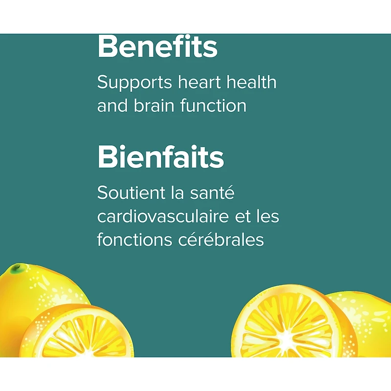Pureté cristalline de l'océan Omega-3 1 250 mg AEP/ADH Gâteau au citron
