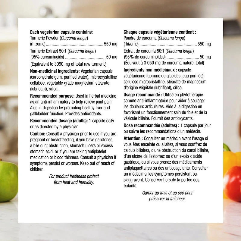 Turmeric Curcumin 3,050 mg