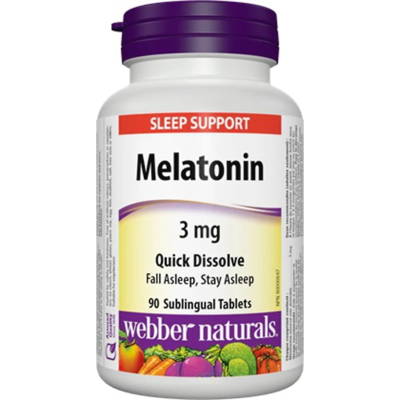 Mélatonine Dissolution rapide 3 mg