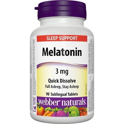 Mélatonine Dissolution rapide 3 mg