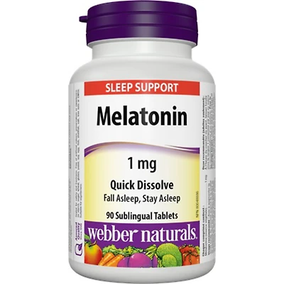 Mélatonine Dissolution rapide 1 mg