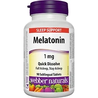 Mélatonine Dissolution rapide 1 mg