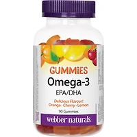 Gélifiés Oméga-3 AEP/ADH 150 mg – orange · citron