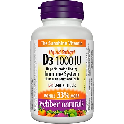 Vitamine D3 1 000 UI