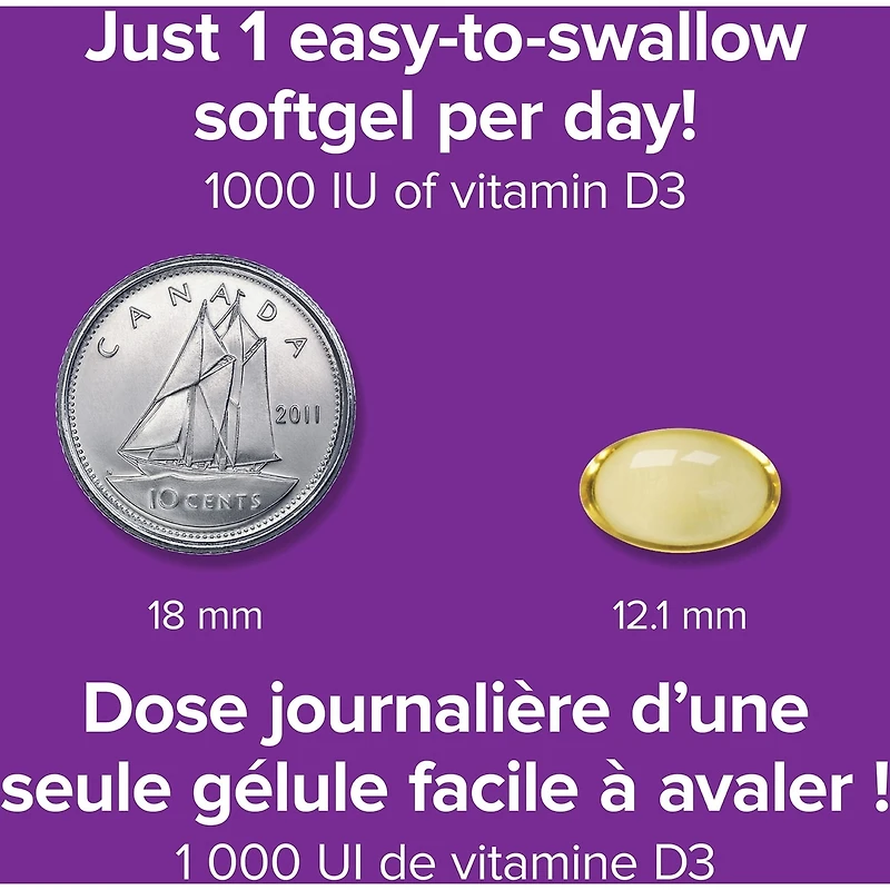 Vitamine D3 1 000 UI
