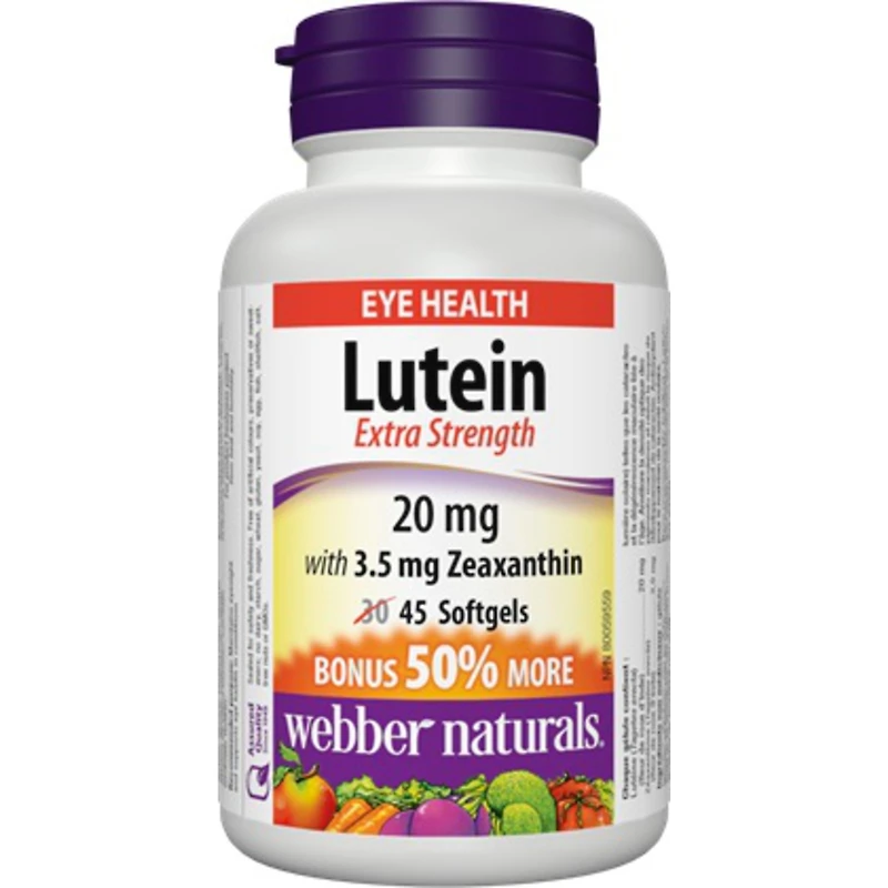 Lutein Extra Strength  20 mg with 3.5 mg Zeaxanthin
