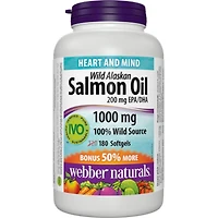 Wild Alaskan Salmon Oil 200 mg EPA/DHA 1000 mg