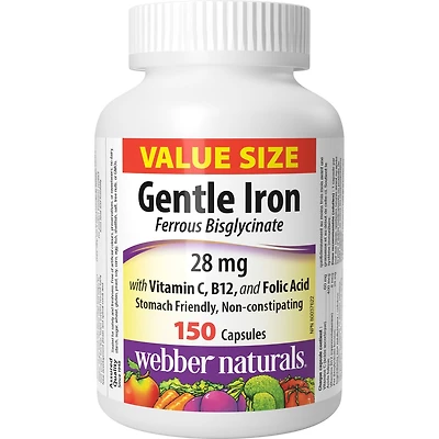 Gentle Iron with Vitamin C, B12, and Folic Acid