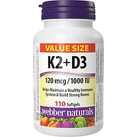 Vitamin K2+D3 120 mcg/1000 IU
