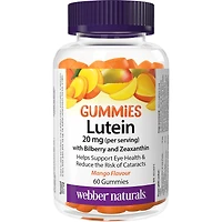 Lutéine Gélifiés avec myrtille et zéaxanthine 20 mg