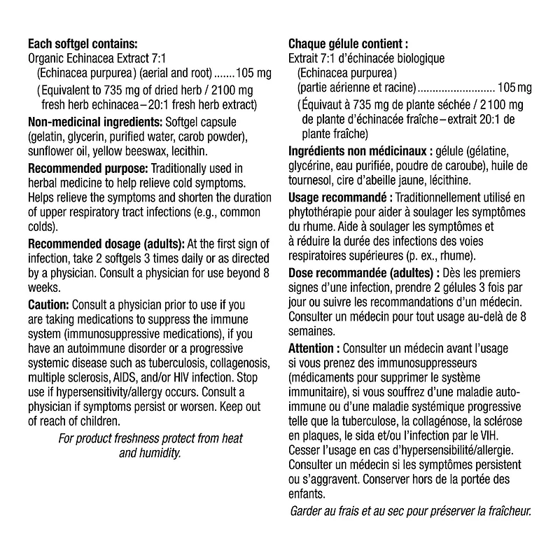 Échinacée 2 100 mg