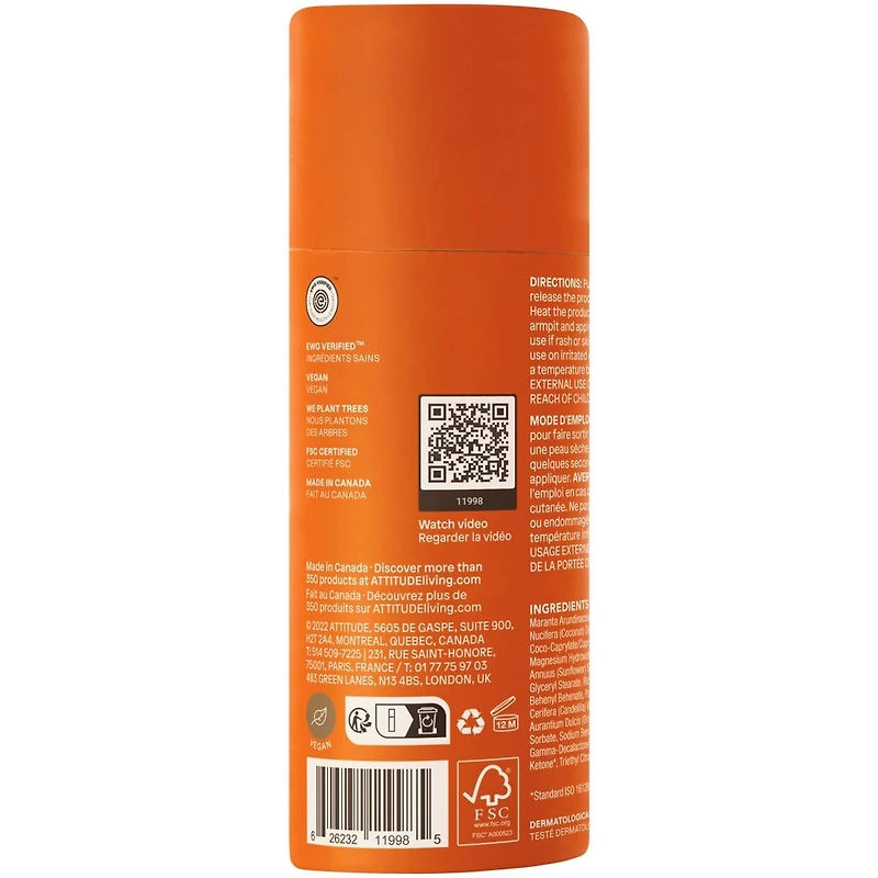 Super Leaves Déodorant - Feuilles d'oranger