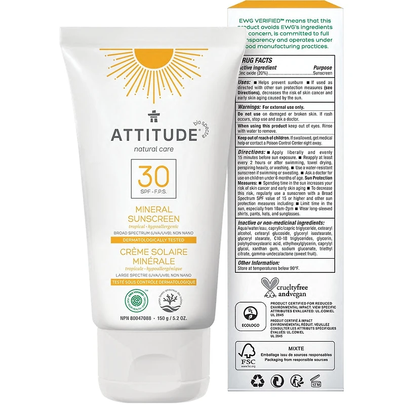 Crème Solaire - SPF 30 - Tropical