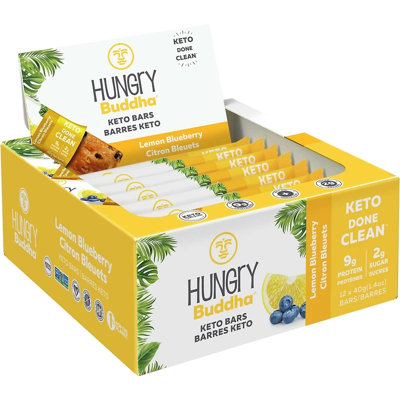 Barre keto Citron bleuet 12 x 40g