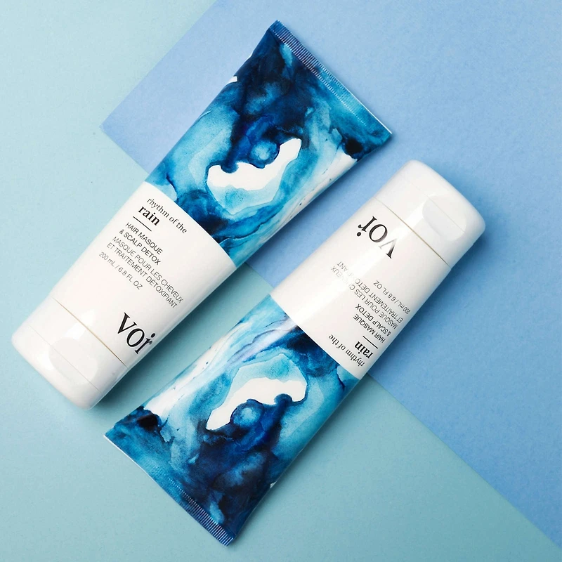 Masque pour les cheveux et traitement détoxifiant