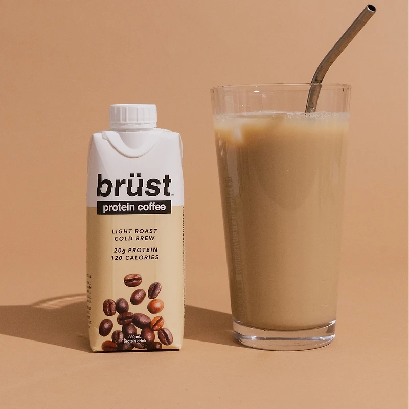 torréfaction ambrée   - café protéiné -  4 x 330 mL