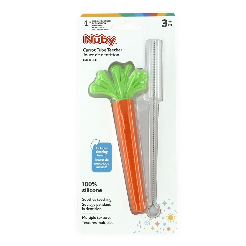 Carrot Tube Teether