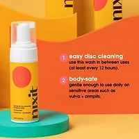 Nettoyant pour coupe menstruelle et vaginal savon moussant