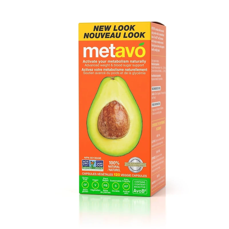 Metavo Capsules d'avocat