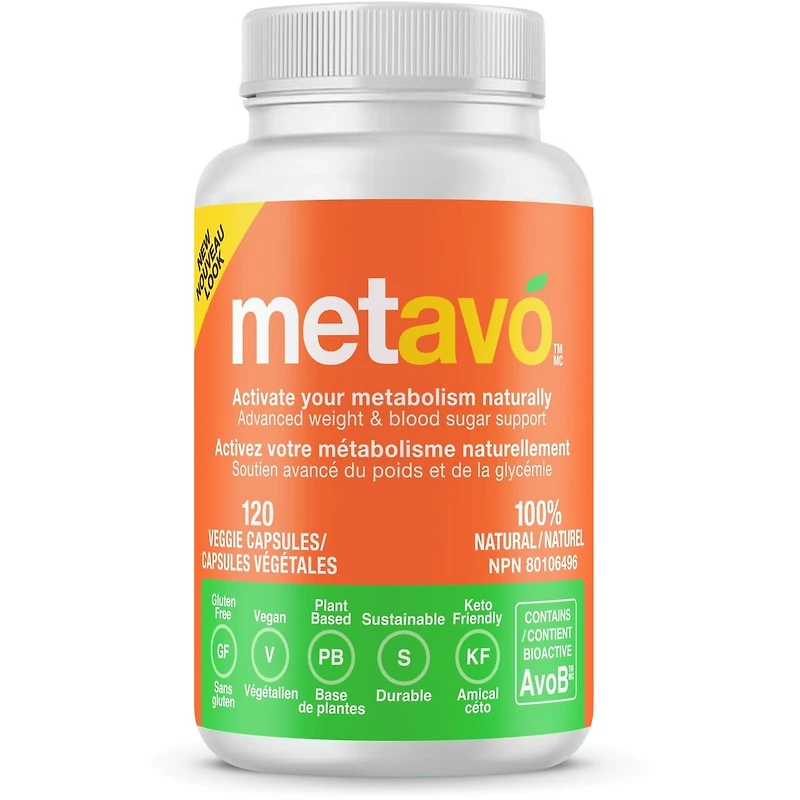 Metavo Capsules d'avocat