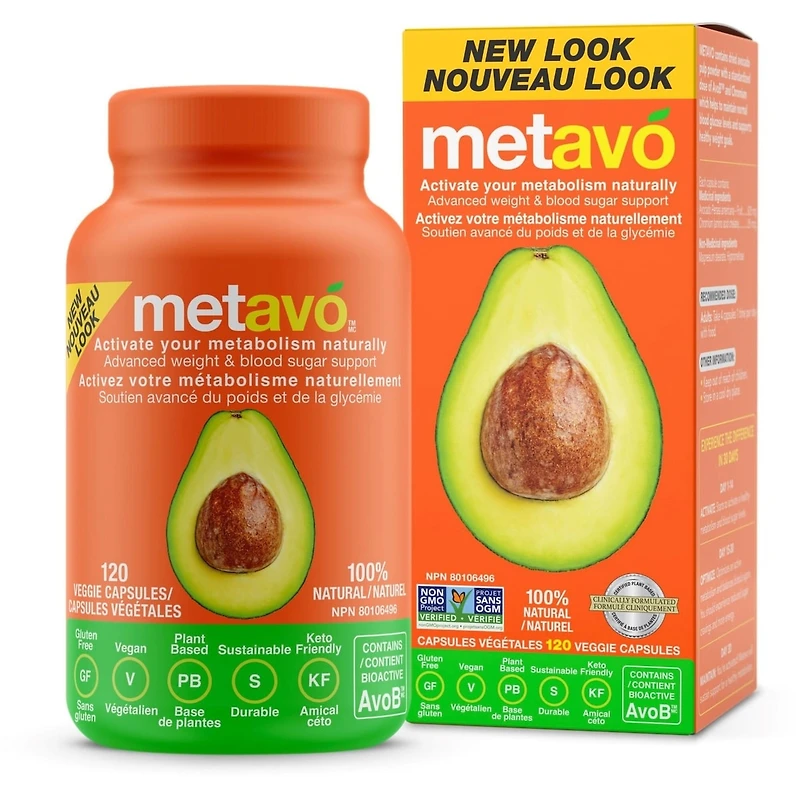 Metavo Capsules d'avocat