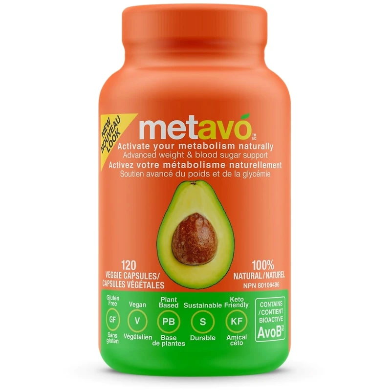 Metavo Capsules d'avocat