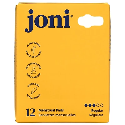 Organic Bamboo Regular Pads • Breathable, Plant-based