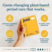 Serviettes hygiéniques régulières en bambou biologique • Respirantes, à base de plantes