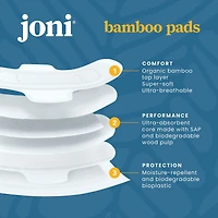 Organic Bamboo Regular Pads • Breathable, Plant-based