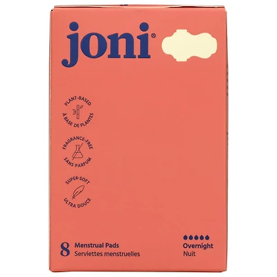 Serviettes hygiéniques de nuit en bambou biologique • Confort toute la nuit, à base de plantes