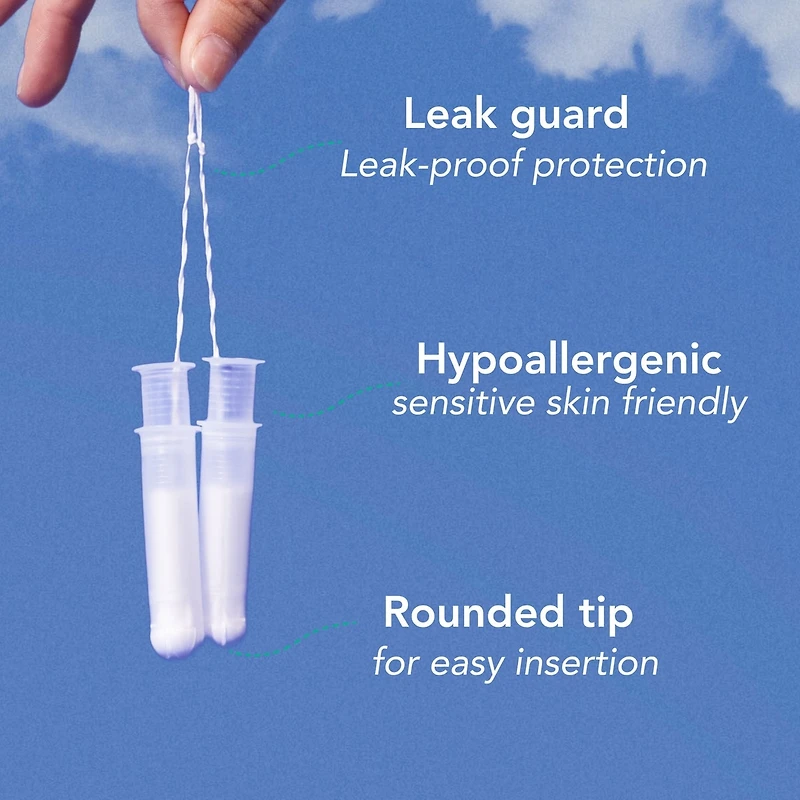100% Organic Cotton Tampons