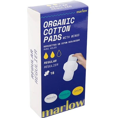 100% Organic Cotton Pads - Regular