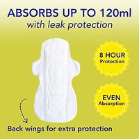 100% Organic Cotton Pads - Extra Long