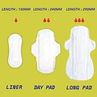 100% Organic Cotton Pads - Extra Long